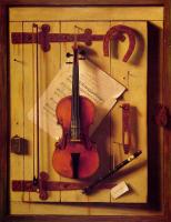 William Michael Harnett - Still life Violin and Music
